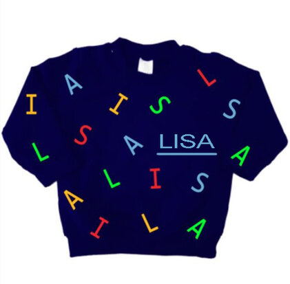 SWEATER | LETTERSPEKTAKEL - MULTICOLOR G