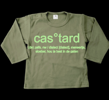 shirt Castard Dialect