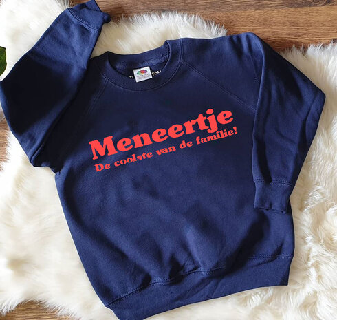 Meneertje - De .... van de familie! sweater