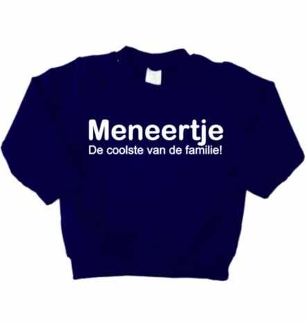 Meneertje - De .... van de familie! sweater