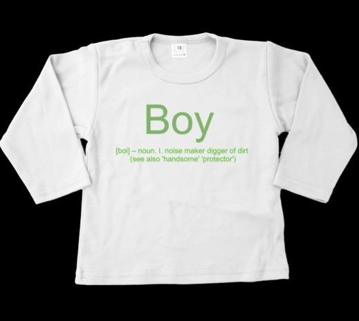 shirt | boy | dialect